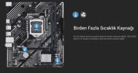 ASUS PRIME H510M-F R3.0 1200P DDR4 3200 HDMI M2 USB3.2 mATX (10-11 nesil)